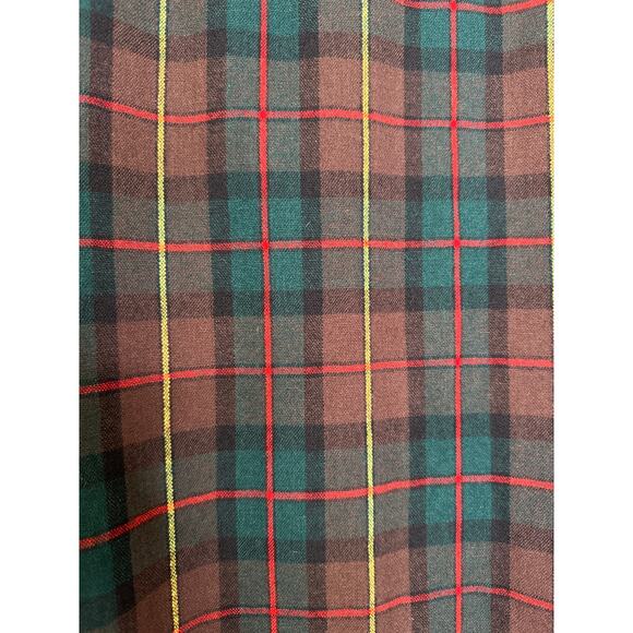 Vintage 60's Macy’s Supre-Macy Wool Blend Plaid Flannel Shirt XL USA - Picture 7 of 12